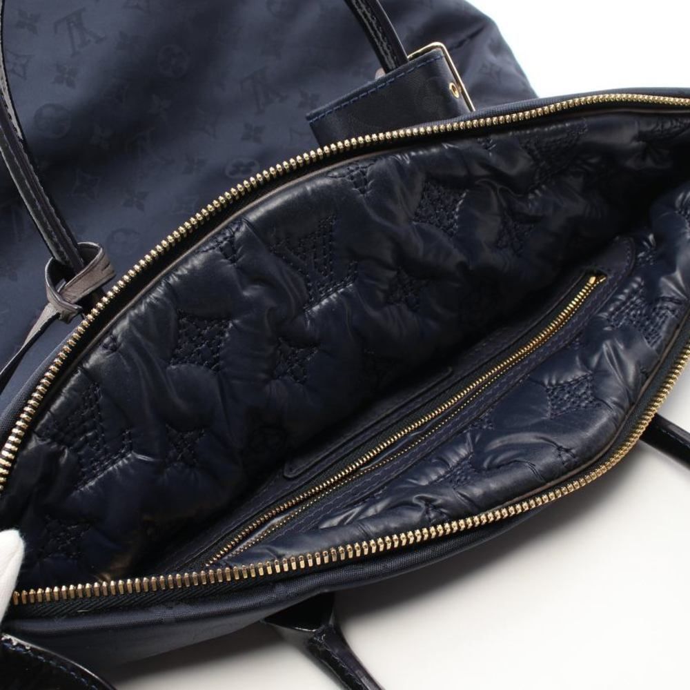 Louis Vuitton Lockit Marine Monogram Nylon Leather Navy Black MM Handbag - Picture 5 of 5